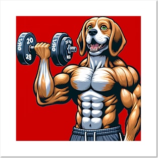 Fitness great dog Posters and Art